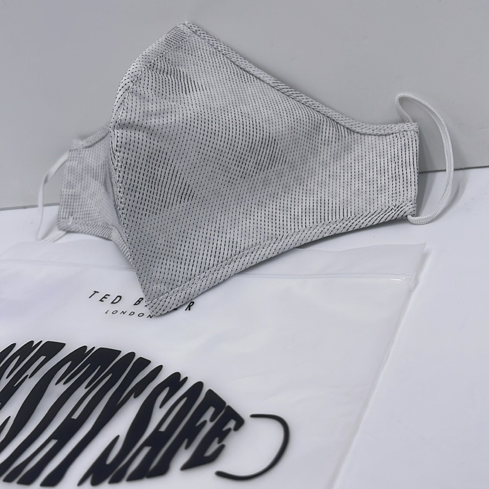 Gray Face Mask TED BAKER LONDON Reversible Reusable FACE MASK 
NWT - Picture 10 of 12